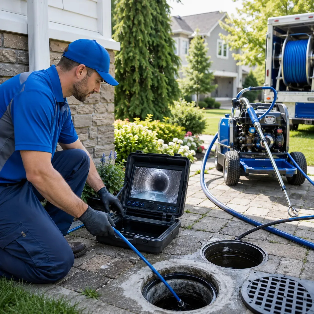 Outdoor drain cleaning professionals serving Moffit, ND
