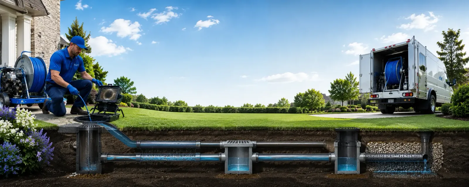 Outdoor drain cleaning information for Moffit, ND